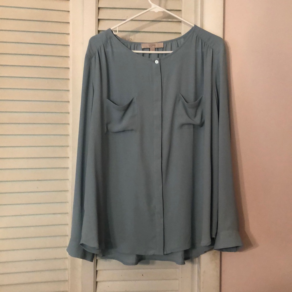 Loft Button Up Blouse